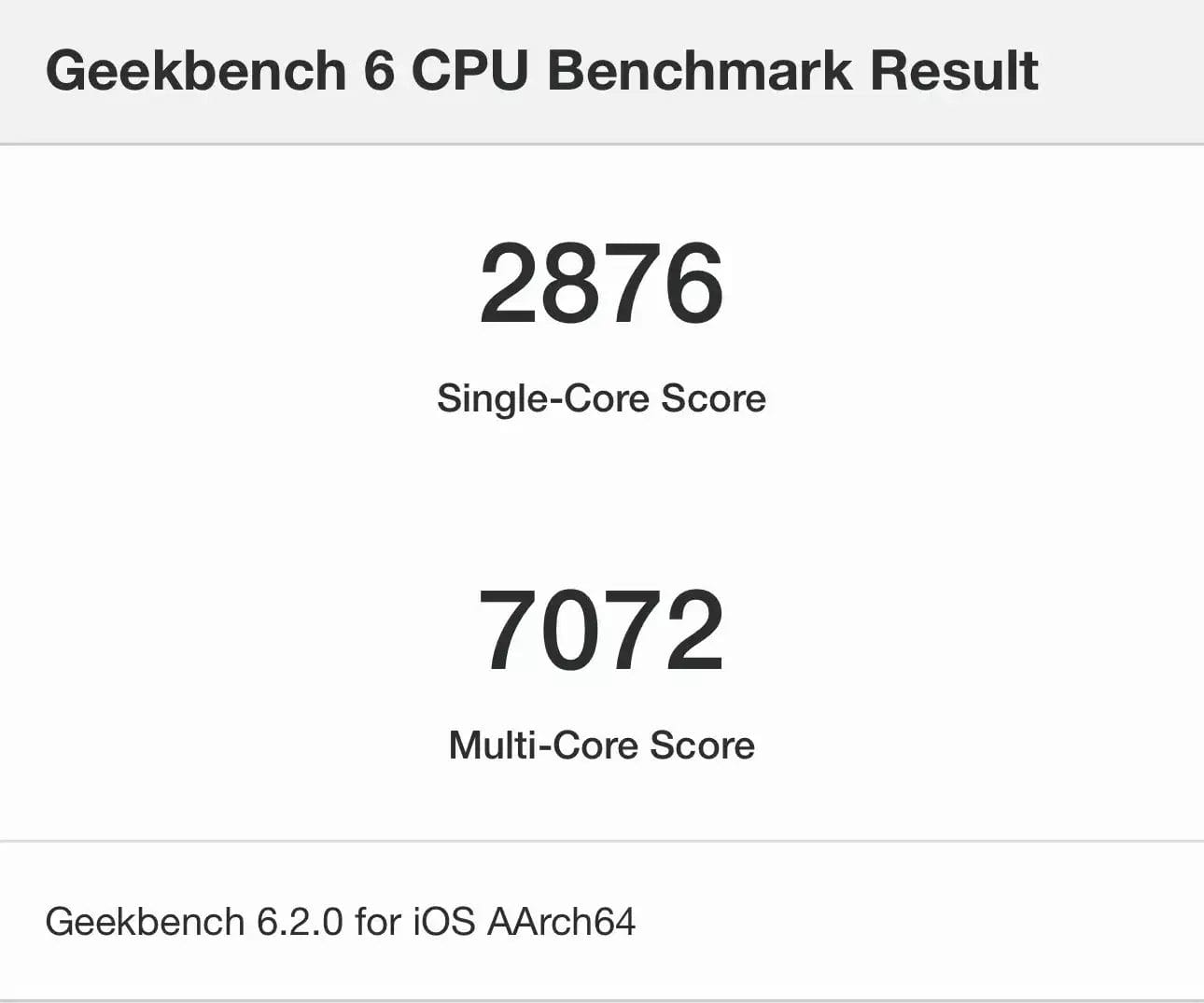 iphone15promax-geekbench3 | iphone review.jp iPhone15 Pro MaxのGeekBench6 測定結果3回目