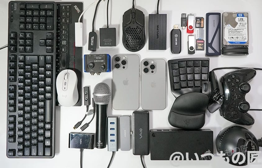 usbc-connect-all | iphone review.jp iPhone15 Pro/Pro Maxに接続する40種類のUSB-C機器