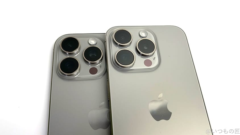 iphone16-iphone15-3 | iphone review.jp iPhone16 ProとiPhone 15 Proの違いを比較!買うならどっちがいい?
カメラ、ビデオ機能を比較