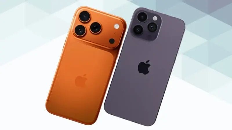 iphone17 proとiphone14 proの違い 背面デザイン イメージ画像 | iphone review.jp iPhone17 ProとiPhone14 Proの違い 背面デザイン イメージ画像