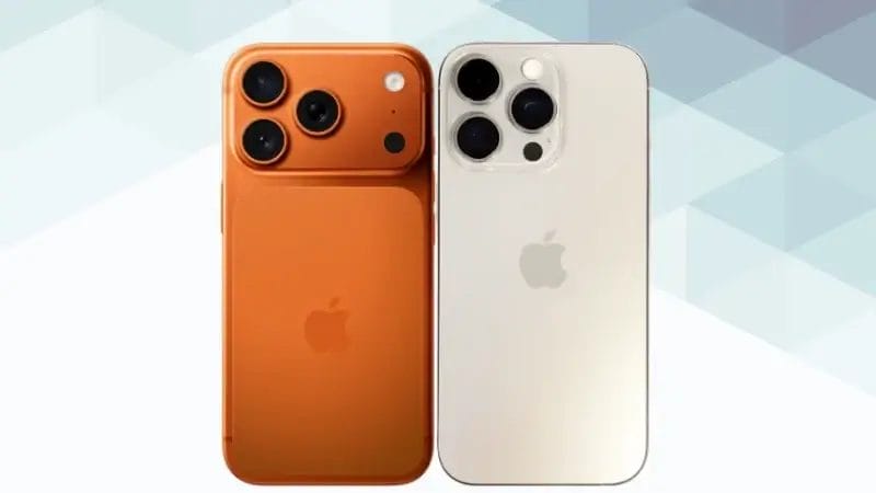 iphone17 proとiphone16 proの比較 背面デザイン イメージ画像 | iphone review.jp iPhone17 ProとiPhone16 Proの比較 背面デザイン