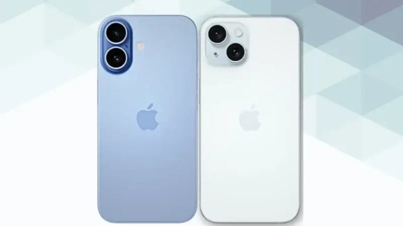 iphone17とiphone15の比較 背面デザイン イメージ画像 | iphone review.jp iPhone17とiPhone15の比較 背面デザイン