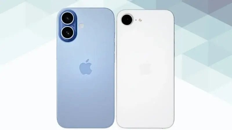 iphone17とiphone16eの比較 背面デザイン イメージ画像 | iphone review.jp iPhone17とiPhone16eの比較 背面デザイン