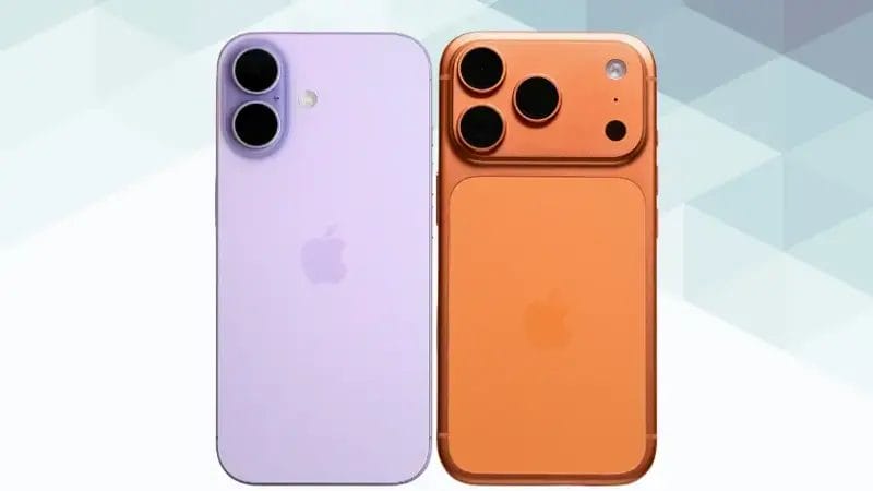 iPhone17とiPhone17 Proの比較 背面デザイン