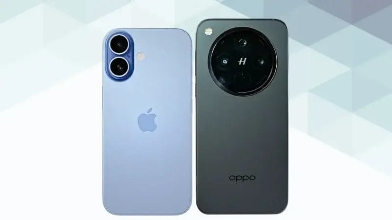 iphone17とoppo find x8の比較 背面デザイン イメージ画像 | iphone review.jp iPhone17とOPPO Find X8の比較 背面デザイン