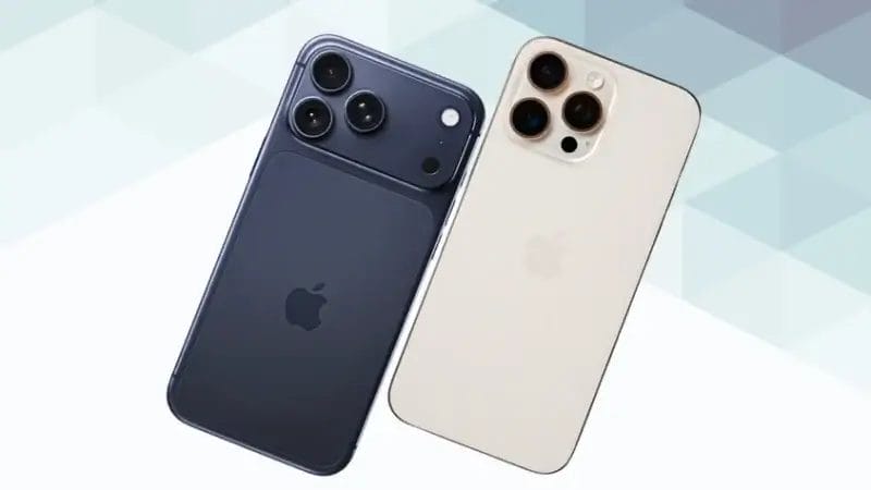 iPhone17 Pro MaxとiPhone16 Pro Maxの比較 背面デザイン