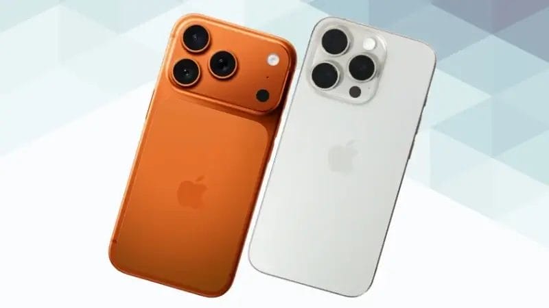 iphone17 proとiphone15 proの比較 背面デザイン イメージ画像 | iphone review.jp iPhone17 ProとiPhone15 Proの比較 背面デザイン
