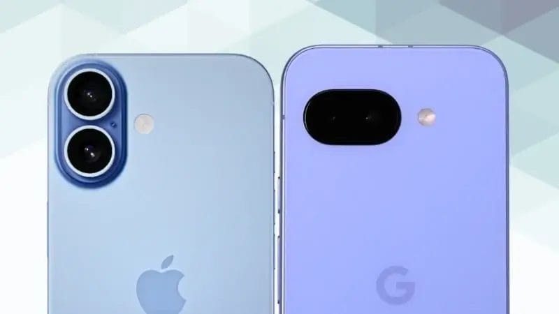 iphone17とgoogle pixel 9aの比較 カメラデザイン イメージ画像 | iphone review.jp iPhone17とGoogle Pixel 9aの比較 カメラデザイン イメージ画像