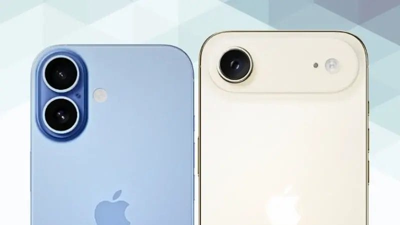 iphone17とiphone airの比較 カメラデザイン イメージ画像 | iphone review.jp iPhone17とiPhone Airの比較 カメラデザイン