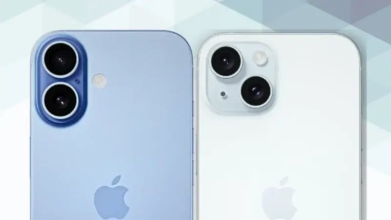 iphone17とiphone15の比較 カメラデザイン イメージ画像 | iphone review.jp iPhone17とiPhone15の比較 カメラデザイン