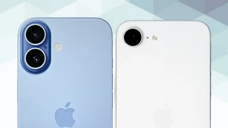 iphone17とiphone16eの比較 カメラデザイン イメージ画像 | iphone review.jp iPhone17とiPhone16eの比較 カメラデザイン