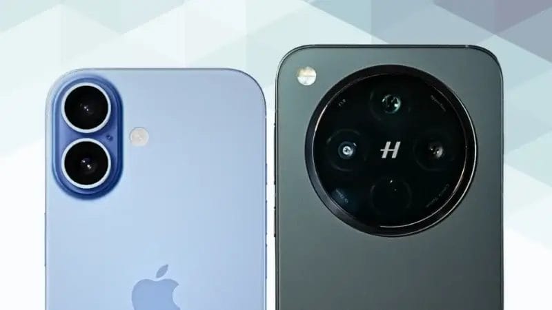 iPhone17とOPPO Find X8の比較 カメラデザイン イメージ画像