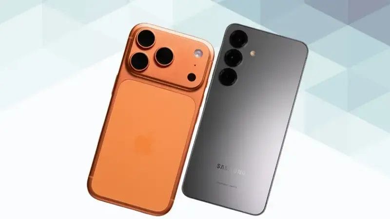 iphone17 proとgalaxy s25を比較 背面デザイン イメージ画像 | iphone review.jp iPhone17 ProとGalaxy S25を比較 背面デザイン