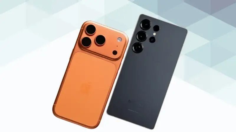 iphone17 proとgalaxy s25 ultraを比較 背面デザイン イメージ画像 | iphone review.jp iPhone17 ProとGalaxy S25 Ultraを比較 背面デザイン